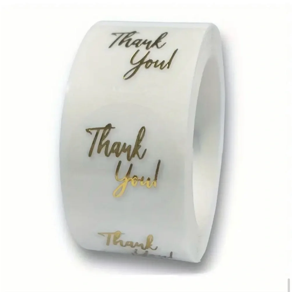 500 Thank You Stickers-NWT